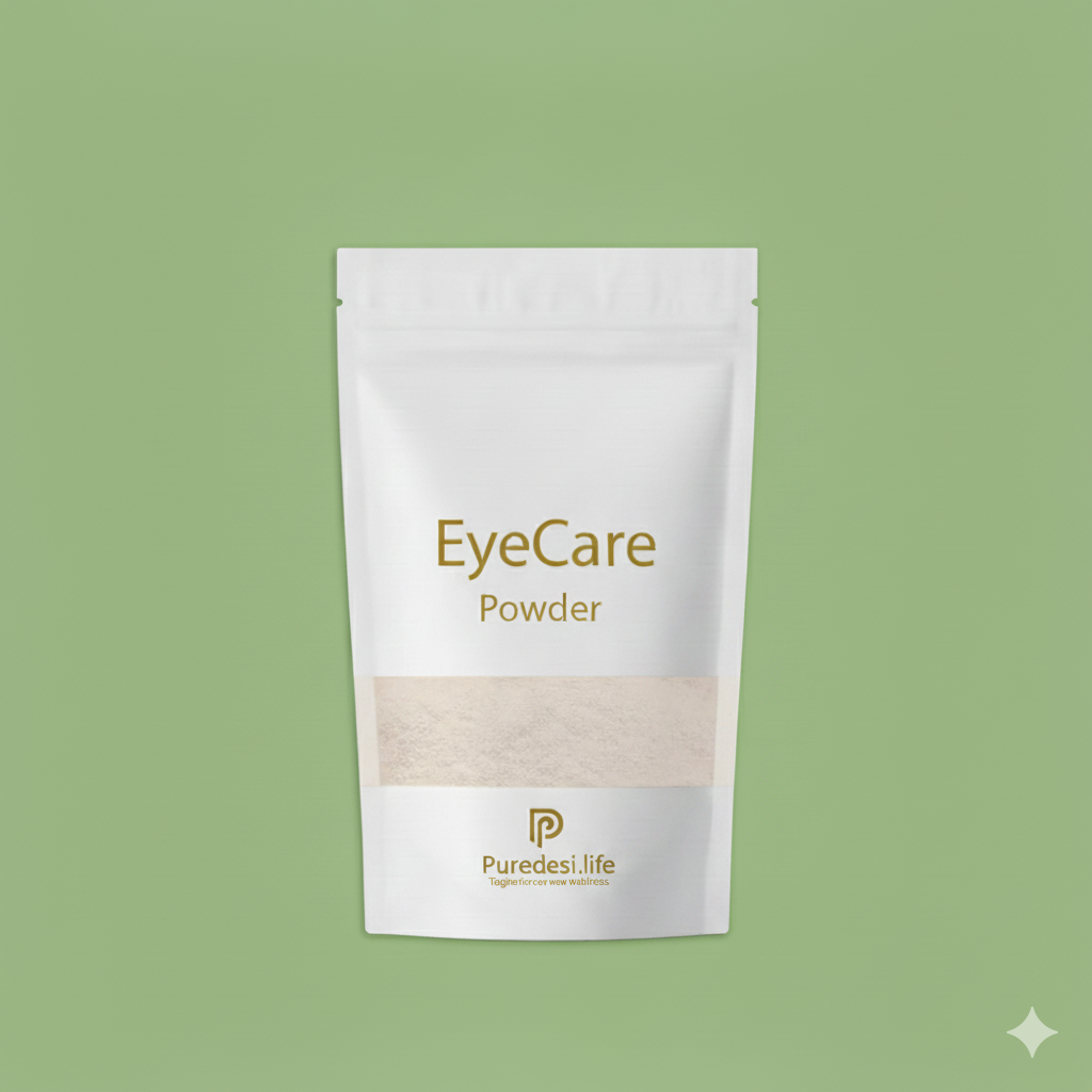 Organic Eye Care Powder – Natural Herbal Supplement for Vision & Eye Strain